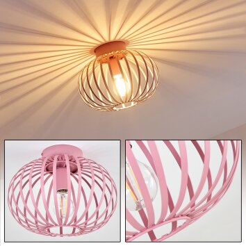 Mattmar Plafondlamp Roze, 1-licht