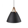 Design For The People by Nordlux Strap48 Hanglamp Zwart, 1-licht