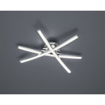 Reality CAPELLA Plafondlamp LED Chroom, 3-lichts