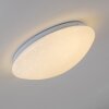 Quebec Plafondlamp LED Wit, 1-licht, Afstandsbediening, Kleurwisselaar