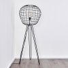 Flambeau Staande lamp Zwart, 1-licht