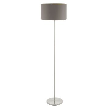 Eglo MASERLO Staande lamp Nikkel mat, 1-licht