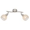 Globo CALIFORNIA Plafond straler Nikkel mat, 2-lichts