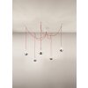 Fabas Luce Blog Hanglampen Red, Wit, 5-lichts