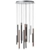 Brilliant Living Cembalo Hanglamp LED Bruin, 16-lichts