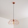 Badalucco Hanglamp Koperkleurig, 1-licht