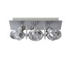 Lucide LANDA Plafond spot LED Chroom, 3-lichts
