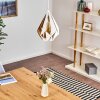 Corraleja Hanger Goud, Wit, 1-licht