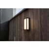 Lutec Qubo Buiten muurverlichting LED Antraciet, 1-licht
