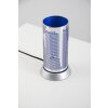 Reality CITY Tafellamp Blauw, Chroom, 1-licht