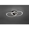 Reality Venida Plafondlamp LED Zwart, 1-licht