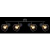 Globo CLASTRA Spotlamp Zwart, 4-lichts