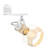 Globo BANA Spotlamp Bruin, Wit, 2-lichts