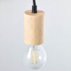 Brilliant Jenji Muurlamp Hout donker, Zwart, 1-licht