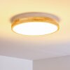 Bagaha Plafondlamp LED Hout licht, 1-licht, Afstandsbediening