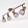 Arjen Plafondlamp Bruin, Roest, 4-lichts
