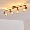 Arjen Plafondlamp Bruin, Roest, 4-lichts