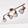 Arjen Plafondlamp Bruin, Roest, 4-lichts