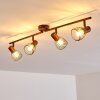 Arjen Plafondlamp Bruin, Roest, 4-lichts