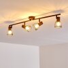 Arjen Plafondlamp Bruin, Roest, 4-lichts