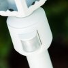 Hongkong Buiten staande lamp Wit, 1-licht, Bewegingsmelder