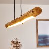 Winterthur Hanglamp LED Hout licht, Zwart, 1-licht