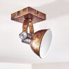 Gudo Plafondlamp Bruin, Brons, 1-licht