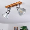 Berkeley Plafondlamp Donkerbruin, Gegalvaniseerd, 2-lichts
