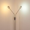 Gulkana Staande lamp LED Nikkel mat, 2-lichts