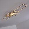 Alsterbro Plafondlamp LED Nikkel mat, 1-licht, Afstandsbediening