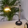 Mildura Tafellamp LED Zwart, Wit, 1-licht