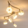 Donot Plafondlamp LED Nikkel mat, 6-lichts