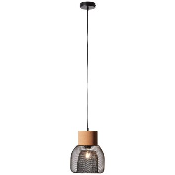 Brilliant Flaka Hanglamp Zwart, 1-licht