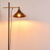 Gudem Staande lamp Zwart-Goud, 1-licht