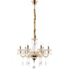 Globo MELISSA kroonluchter Goud, 6-lichts