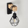 Barbengo Wandlamp Bruin, Zwart, 1-licht