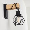 Barbengo Wandlamp Bruin, Zwart, 1-licht