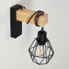 Barbengo Wandlamp Bruin, Zwart, 1-licht