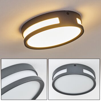 Chiavari Buitenlamp LED Antraciet, 1-licht