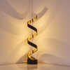 Rezat Staande lamp LED Zwart-Goud, 1-licht
