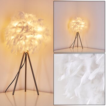 Skaulo Tafellamp Nikkel mat, 1-licht