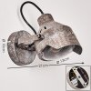 Vintage Gnosca Muurlamp Roest, 1-licht