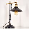 Gudem Tafellamp Zwart-Goud, 1-licht