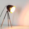 Montreal Tafellamp Koperkleurig, Zwart, 1-licht