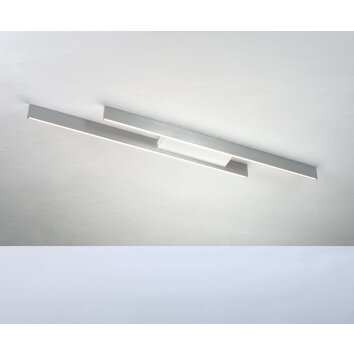 Bopp NANO PLUS COMFORT Plafondlamp LED Aluminium, Wit, 1-licht