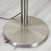 Bernardino Staande lamp Nikkel mat, 3-lichts, Stoffen lampenkap