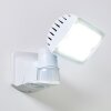 Loit Buiten muurverlichting LED Wit, 1-licht, Bewegingsmelder