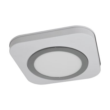 Eglo OLMOS Plafondlamp LED Chroom, Wit, 1-licht