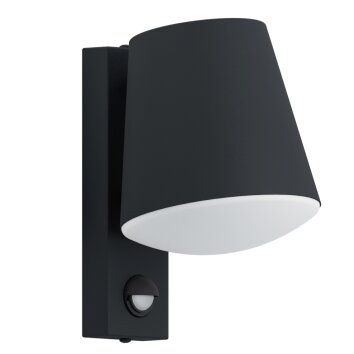 Eglo CALDIERO Buiten muurverlichting Antraciet, 1-licht, Bewegingsmelder