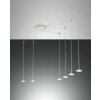 Fabas Luce Susanna Hanglamp LED Wit, 6-lichts